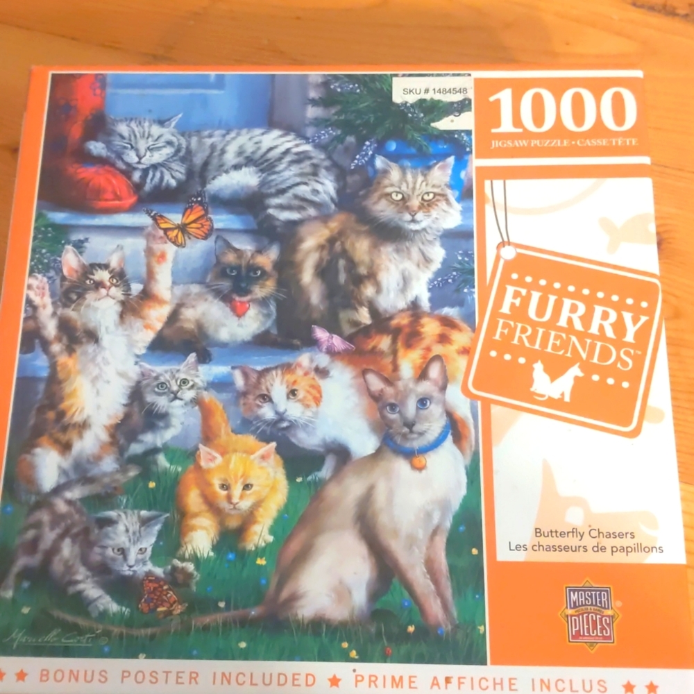 MasterPieces 'FURRY FRIENDS' 1000 piece Jigsaw Puzzle,